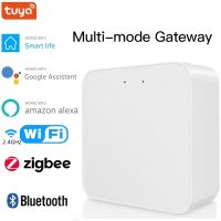 Tuya Zigbee แหล่งรวมอุปกรณ์เชื่อมต่ออัจฉริยะบลูทูธหลายโหมดสมาร์ทแอปไร้สายรีโมทคอนโทรลทำงานร่วมกับ Alexa Google Home