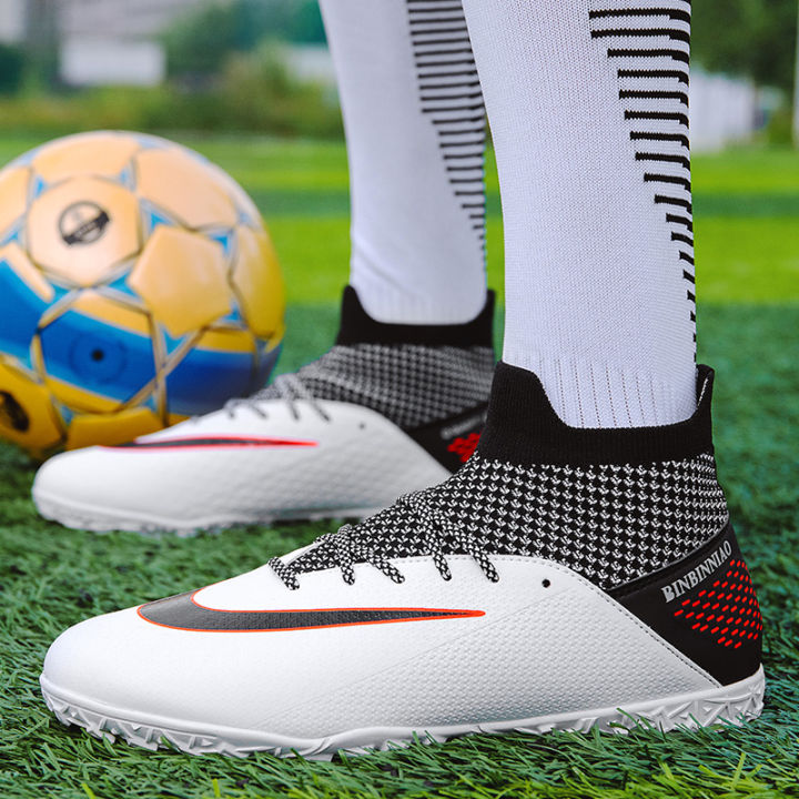 soccer-shoes-for-men-high-quality-boys-football-boots-teen-high-ankle-breathable-cleats-triners-outdoor-2022-turf-free-shipping