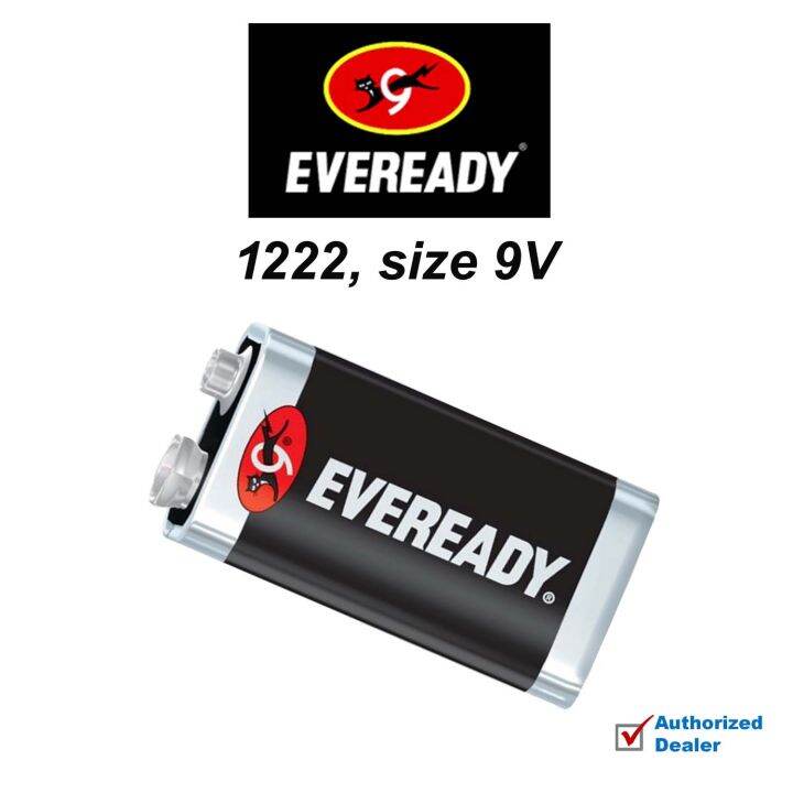 Eveready® Super Heavy Duty Carbon Zinc size 9 volts 9v 9V battery 1222