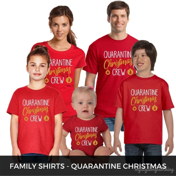 Family Set Shirt Quarantine Christmas Lazada PH