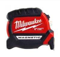 Milwaukee 48-22-0626 ตลับเมตรรุ่น COMPACT MAGNETIC 8 เมตร / 26 ฟุต