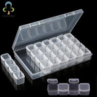 【hot】♤❦☈  28 Slots Adjustable Plastic Storage for Embroidery Bead Pill Holder GYH