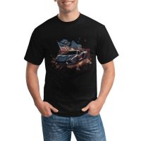 Luxury Sports Car T Shirt Car Road Fashion Cotton T-Shirt Short-Sleeve Graphic Essential Tees Couple Plus Size Tops