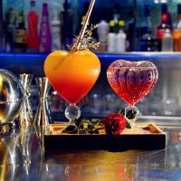 【CW】✗﹊  1Pcs Heart-Shaped Cocktail Glass Transparent Cup Beer Vodka Bar Restaurant Drinkware Decorations