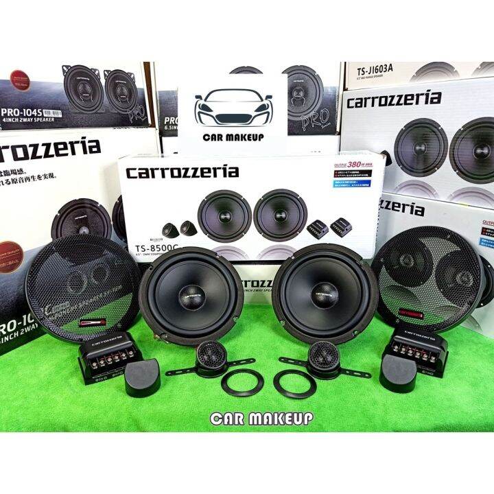 Carrozzeria 6.5 Inch 2 Way Component Speaker System TS8500C Car Audio Speaker Crossover Speaker
