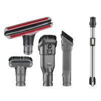 2 Set Vacuum Cleaner Accessories: 1 Set Bristle Brush Nozzle Brush Head &amp; 1 Pcs Extension Wand Replacement Tube