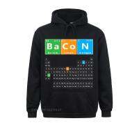 Sudadera con capucha para hombre, prenda deportiva con estampado divertido de Bacon Chemistry Element Meme Keto, ideal para motorista y Día del Padre, diseño familiar