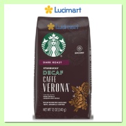 30% OFF Cà phê Starbucks Decaf Verona Dark 340g rang xay sẵn nguyên chất