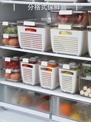 โปรโมชั่น+++ กล่องเก็บของในตู้เย็นสองชั้น กล่องถนอมอาหาร กล่องเก็บผักผลไม้ ให้สดใหม่ตลอดเวลาตัวล็อคปิดสนิท ป้องกันกลิ่นไม่พึงพา ราคาถูก กล่อง เก็บ ของ กล่องเก็บของใส กล่องเก็บของรถ กล่องเก็บของ camping