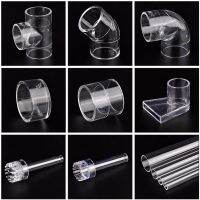 1Pc Clear Acrylic Pipe Aquarium Elbow Connector Fish Tank Filter Duckbill Water Outlet Garden Watering Straight Tee Elbow Joints