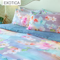 EXOTICA ปลอกผ้านวม / ผ้านวมเย็บติด ขนาด 100”x 90” (สำหรับเตียง 6 หรือ 5 ฟุต) / 70”x 90” (สำหรับเตียง 3.5 ฟุต) ลาย Cherry Blossoms