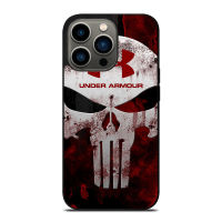 Under Armour Punisher Art Phone Case for iPhone 14 Pro Max / iPhone 13 Pro Max / iPhone 12 Pro Max / XS Max / Samsung Galaxy Note 10 Plus / S22 Ultra / S21 Plus Anti-fall Protective Case Cover 120