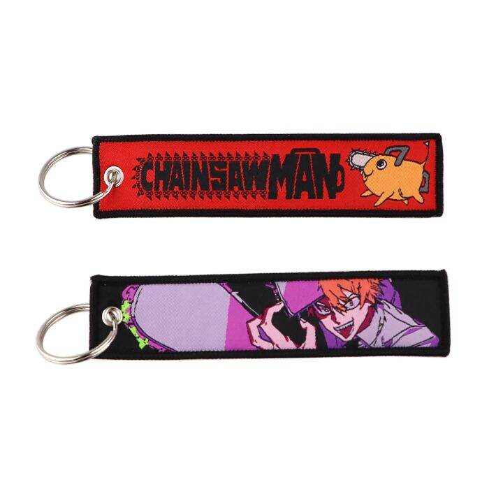 chainsaw-man-key-tag-anime-keychain-for-car-motorcycles-keys-holder-keyring-women-men-fashion-jewelry-accessories-gifts-key-chains