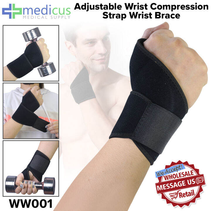 Medicus WW01 Carpal Tunnel Wrist Support Therapy Wrist Brace Adjustable