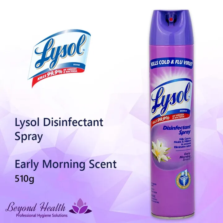 Lysol Disinfectant Spray Early Morning Scent 510g Lazada Ph 3761