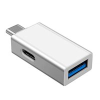 อะแดปเตอร์แปลงสาย USB 3.0ตัวเมีย,อะแดปเตอร์ประเภท C USB ตัวผู้ USB 3.0ถึง USB สายแปลงสายแปลงชนิด C อะแดปเตอร์ที่มีชาร์จพอร์ต