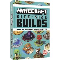 Minecraft bite size buildings my world 20 Mini buildings minecraft official guide hardcover edition creation guide creativity imagination English original imported books