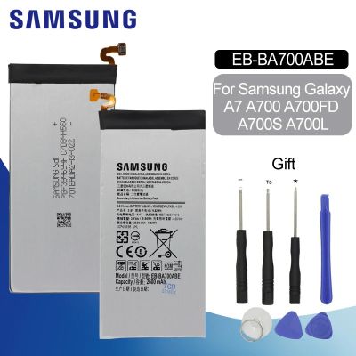 แบตเตอรี่ Samsung Galaxy A7 2015 A700 A700FD A700S A700L EB-BA700ABE 2600MAh+ เครื่องมือ