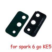 สำหรับ Tecno Spark 2 3 4 5 6 7 Prokc8ทางอากาศ Kc6 Ke7 Kf6 Ke6 Ke5กล้องด้านหลังเลนส์ Gl Cover อะไหล่พร้อมกาวสติ๊กเกอร์