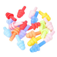 Jay 10Pairs Waterproof Swimming Silicone Swim Earplugs Soft Anti-Noise Ear Plug