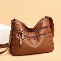 Female Crossbosy Casual Bag High Quality Purses and Handbag Womens PU Leather Shoulder Bags Small Classic Soft Messenger Bag