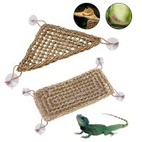 【YF】 Reptile Lizard Hammock Hamster Grass Mat Pet Bed Seaweed Swing Toy Hanging Sofas