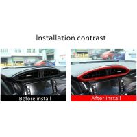 1 Piece Car Central Control Air Outlet Panel Frame Cover Auto Sticker ABS Replacement Parts for Subaru BRZ Toyota 86 2012-2020