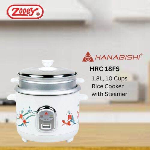 Zooey Hanabishi Rice Cooker 1.8L HHRC18FS Lazada PH