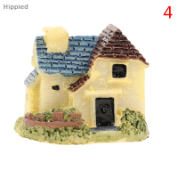 Hippied? 4สไตล์มินิเล็กวิลล่าบ้าน Fairy Garden miniatures DIY เครื่องประดับภูมิทัศน์