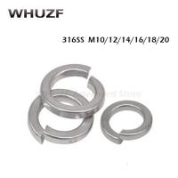 M10 M12 M14 M16 M18 M20 316 Stainless Steel Metal Shell Pad Musim Semi Mesin Cuci Split Circlip Elastis Gasket Shim Poros kunci Penahan