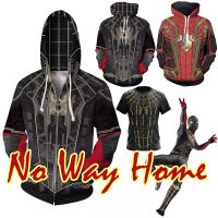 COD jb2763 Spiderman Hoodie No Way Home เสื้อแจ็คเก็ตซิปเสื้อ Tom Holland อะนิเมะ Hoodies Spider-Man เครื่องแต่งกาย