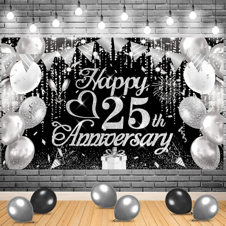 Big Dot of Happiness We Still Do - 25th Wedding Anniversary Party  Decorations Party Banner | Michaels