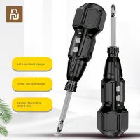 Youpin Cordless Electric Screwdriver 3.6V Home Screwdriver Magnetic Tip Work Light USB Rechargeable Multifunction Screwdriver