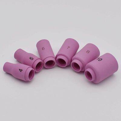 10Pcs Alumina Ceramic Cup Nozzle 13N08 13N09 13N10 13N11 13N12 13N13 for TIG Welding Torch WP9/WP20 Welding Tools