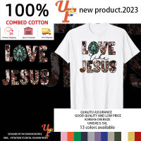 เสื้อยืด Love Jesus 13 สี สำหรับผู้ชาย