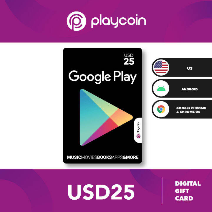 Google Play Gift Card 15 USD, Play store cards cheap