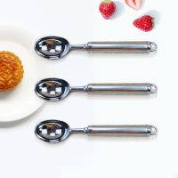 3 Sizes Ice Cream Scoops Stacks Creative Kitchen Gadget Zinc Alloy Digging Ball Spoon Ice Cream Dessert Spoon For Home Restaura