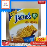 Hi - Fiber Jacobs 210 g โฮลวีตธัญพืช 85% ให้คุณแครกเกอร์ที่ดีต่อสุขภาพHi - Fiber Jacobs 210 g 85% whole wheat cereal to give you healthy crackers.