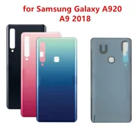 สำหรับ SAMSUNG Galaxy A920 A9 2018หลังฝาหลังปิดโทรศัพท์กระจกหลังประตูฝาหลังปิดโทรศัพท์เปลี่ยนที่อยู่อาศัย