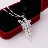 Fashion The Lord Necklace Of Arwen Evenstar Pendent Movie Jewelry Crystal Twilight Star Pendent Torque Gift For Women