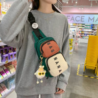 2023 Fashion Cool Casual Couples One Shoulder Chest Bag Personalized Fashion Mobile Waistpack for Men and Women 3T06