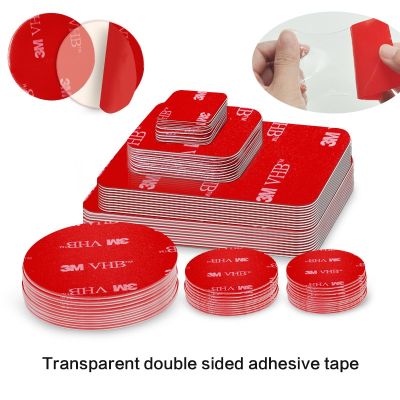 ☑● Transparent Acrylic Double-Sided Adhesive Tape Strong Adhesive Patch Waterproof No Trace High Temperature Resistance