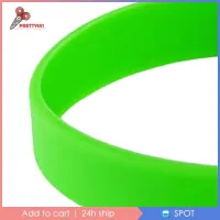 10 Pieces/Pack Blank Silicone Wristbands Fashion Rubber