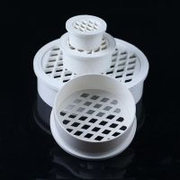 PVC 50/75/110/160 Insert Type Simple Floor Drain Garden Balcony Roof Round Filter Net Outdoor Drainage Fittings Traps Drains