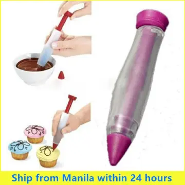 Baking Tools Food Grade Silicone Chocolate Squeeze Sauce Writing Decorating Pen  Cake Writing Pen Bakery Accessories Cakes - AliExpress