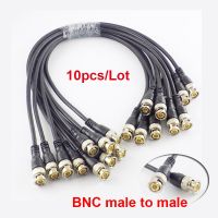 [2023ร้อน] 0.5เมตร/1เมตร/2เมตร/3M BNC ตัวผู้กับ BNC สาย RG58สายเคเบิลตัวผู้สำหรับอะแดปเตอร์ BNC บ้านคอนเนคเตอร์ต่อขยายอะแดปเตอร์ลวดสำหรับกล้องวงจรปิด