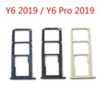 For Huawei Y6 Pro 2019 SIM Card Tray Adapter Holder Mobile Phone Replacement Spare Parts