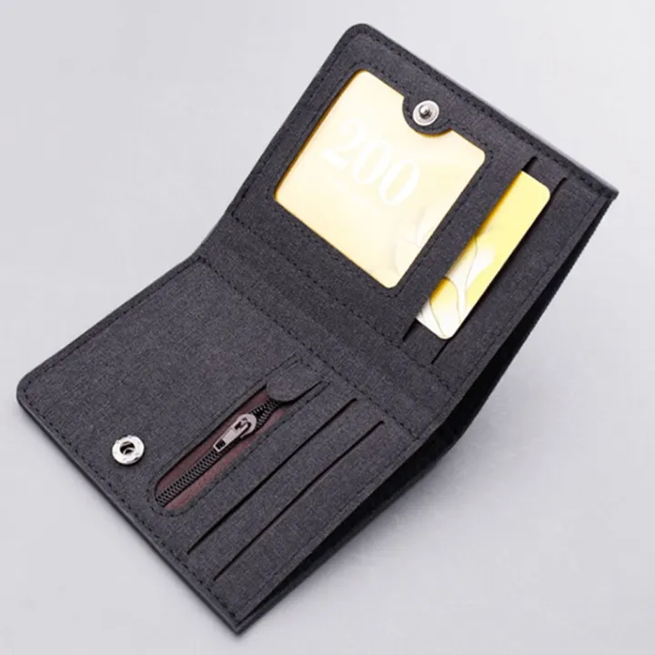 travel-credit-card-foldable-wallet-bank-card-driver-license-men-short-wallet-canvas-wallet-id-card-holder-slim-billfold