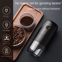 Portable Coffee Grinder Profession Adjustable Grinding White