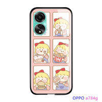 GGK สำหรับ OPPO A78 4G น่ารักสาวๆช่วงเวลาแห่งความสุขหรูหรากระจกเทมเปอร์เคสโทรศัพท์มันวาวปลอกเคสประกบหลังแบบแข็ง